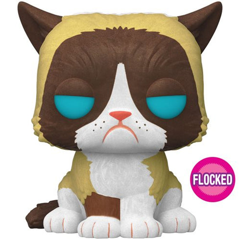 Flocked Grumpy Cat 60 EE Exclusive Funko Pop Vinyl Figure